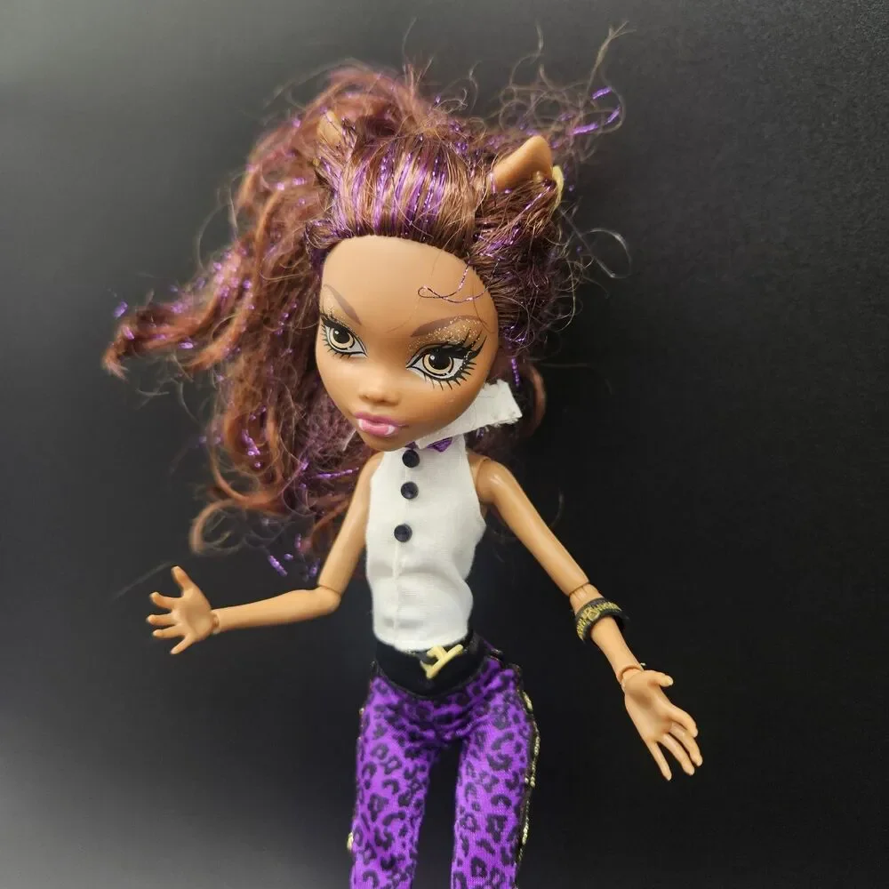 Monster High Clawdeen Wolf Sweet 1600 Dressed Fashion Doll 2008 Mattel Incomplet